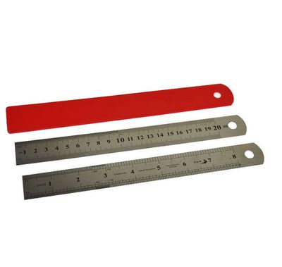 劍魚牌不銹鋼直尺 鋼尺批發 15-100cm 英寸尺